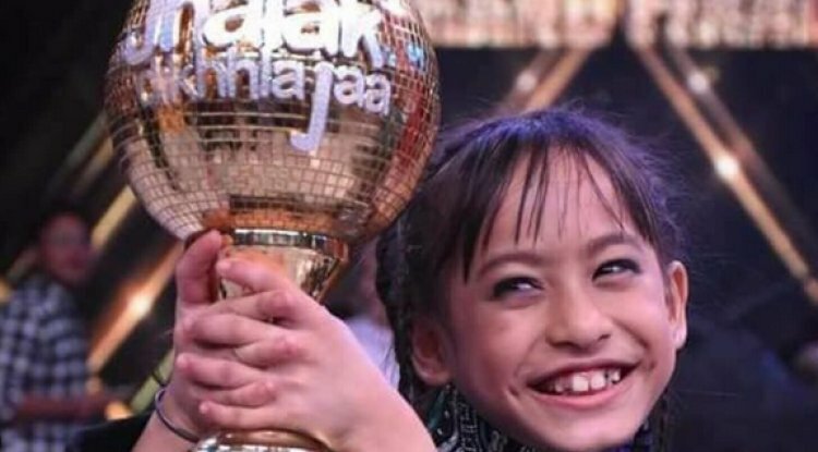 Gunjan Sinha, 8, from Guwahati, has won the 'Jhalak Dikhhla Jaa 10' prize