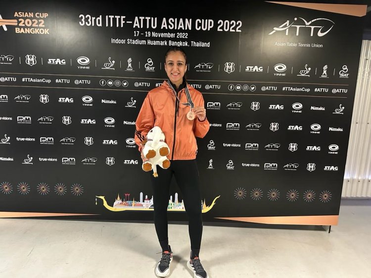 Manika Batra becomes first Indian woman to win Asian Cup medal; creates history