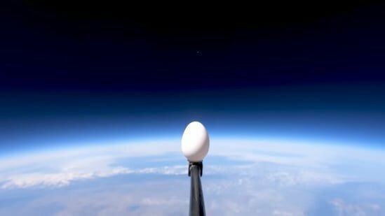 Scientist tries to breakless egg dropping from space