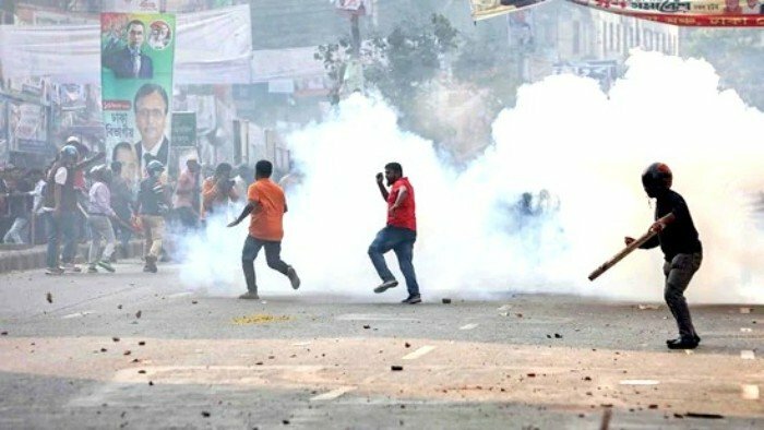 Huge protest in Dhaka by the Bangladesh opposition: "Sheikh Hasina vote thief"