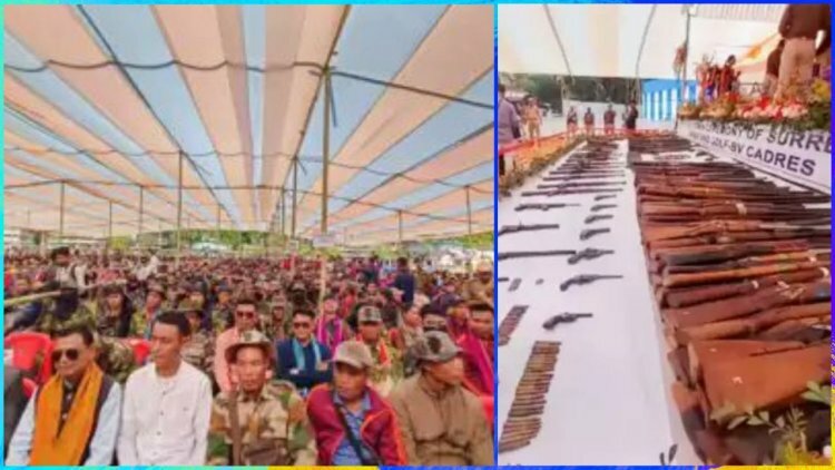 Assam: More than 1,100 militants surrender in Hailakandi