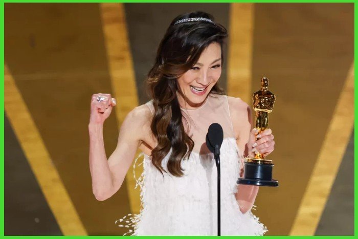 Michelle Yeoh becomes the first Asian woman to win Best Actress at the Oscars in 2023.