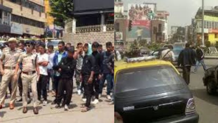 Meghalaya: Tension rises in Shillong after miscreants attack cab drivers in Police Bazar