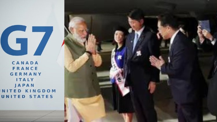 As PM Modi lands in Hiroshima for G7 summit 2023, Modi chants echoed throughout the city.