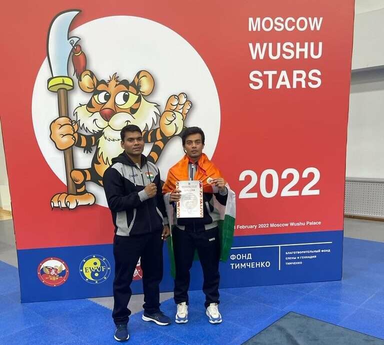 Subedar from Assam Regiment Shillong Won Silver in Wushu Championship in Moscow