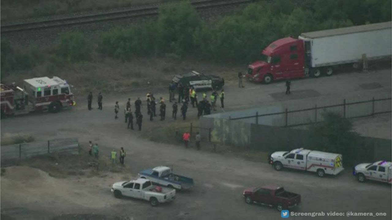 At Least 46 Migrants Were Found Dead Inside The Tractor-Trailer In San Antonio, TX