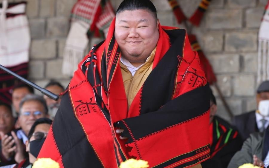 Nagaland BJP president thanked "great nation Bharat" for the immense love showered on him
