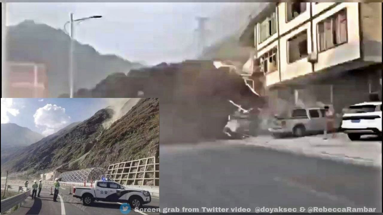 WATCH: Breathtaking clips of recent landslides occurred in China