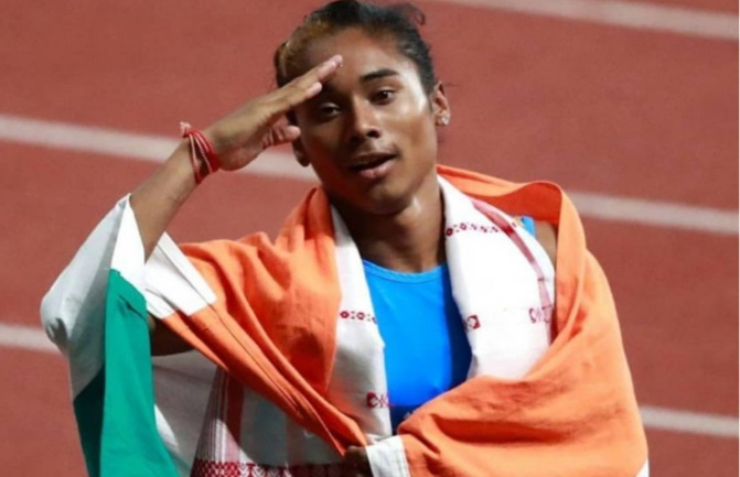 Hima Das qualifies for the semifinals of women's 200m; Commonwealth Games 2022