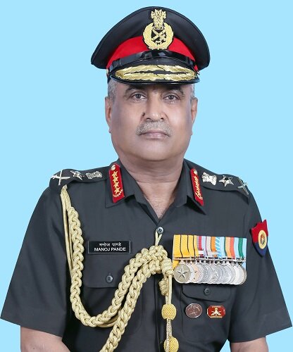Indian Army&nbsp;Chief was given the honorary rank of General of the Nepal Army